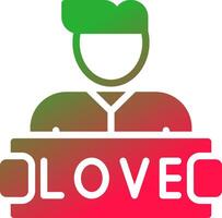 liebe kreatives Icon-Design vektor