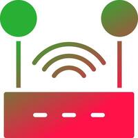 Wifi kreatives Icon-Design vektor