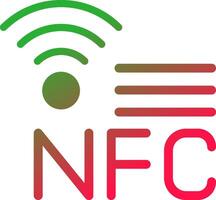 nfc kreativ Symbol Design vektor