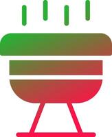 BBQ kreatives Icon-Design vektor