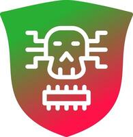 Kreatives Icon-Design für Malware vektor