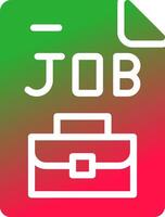 Job kreatives Icon-Design vektor