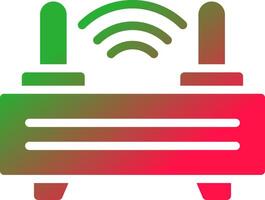 Router kreatives Icon-Design vektor