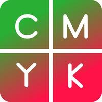 cmyk kreativ ikon design vektor