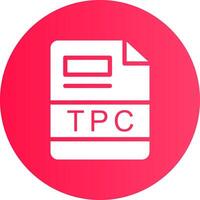 tpc kreativ ikon design vektor