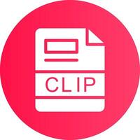 Clip kreativ Symbol Design vektor