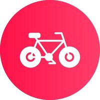 Fahrrad kreativ Symbol Design vektor