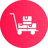 Trolley kreatives Icon-Design vektor