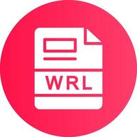 Wrl kreativ Symbol Design vektor