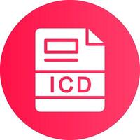 icd kreativ Symbol Design vektor