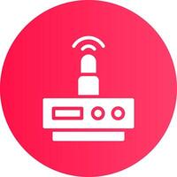 WLAN-Router kreatives Icon-Design vektor