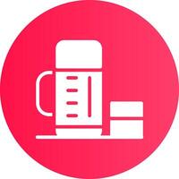 Thermos kreatives Icon-Design vektor