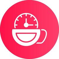 Teezeit kreatives Icon-Design vektor