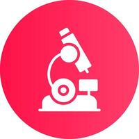 Mikroskop kreatives Icon-Design vektor