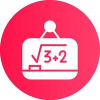 Whiteboard kreatives Icon-Design vektor