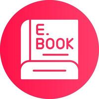 ebook kreativ ikon design vektor