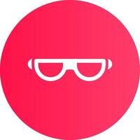 Brille kreatives Icon-Design vektor