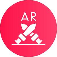 ar Kampf kreativ Symbol Design vektor