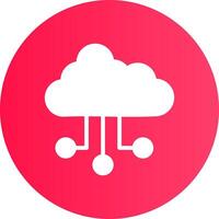 Wolke kreatives Icon-Design vektor