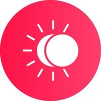 Eclipse kreatives Icon-Design vektor