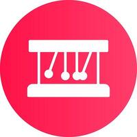 Newton Cradle kreatives Icon-Design vektor