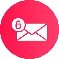 Entsperren Sie das kreative Icon-Design für E-Mails vektor