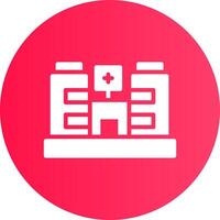 Krankenhaus kreatives Icon-Design vektor