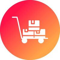 Trolley kreatives Icon-Design vektor