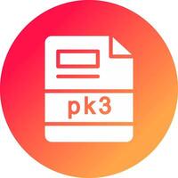 pk3 kreativ Symbol Design vektor