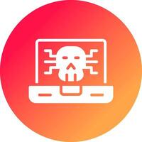 Kreatives Icon-Design für Malware vektor