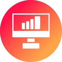 Analytics kreatives Icon-Design vektor