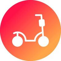 Scooter kreatives Icon-Design vektor