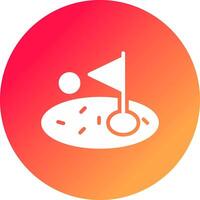 Golf kreatives Icon-Design vektor