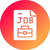 Job kreatives Icon-Design vektor