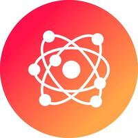 Atom kreatives Icon-Design vektor