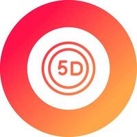 5d Daten Lager kreativ Symbol Design vektor