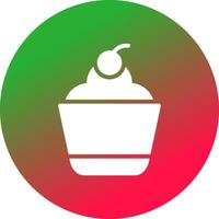 Cupcake kreatives Icon-Design vektor