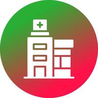 Krankenhaus kreatives Icon-Design vektor