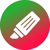 Textmarker kreatives Icon-Design vektor