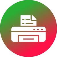 Drucker kreatives Icon-Design vektor