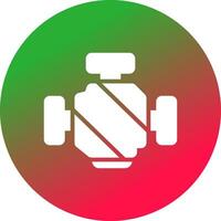 kreatives Icon-Design für Automotoren vektor