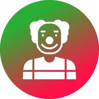 Clown kreatives Icon-Design vektor