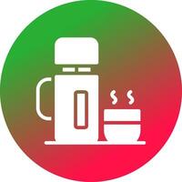 Thermos kreatives Icon-Design vektor