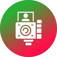 Vlogger kreatives Icon-Design vektor