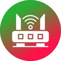 Router kreatives Icon-Design vektor