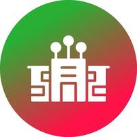 Smart City kreatives Icon-Design vektor