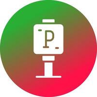 Parkschild kreatives Icon-Design vektor