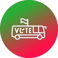 Bus kreatives Icon-Design vektor