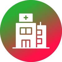 Krankenhaus kreatives Icon-Design vektor