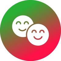 Smiley kreatives Icon-Design vektor